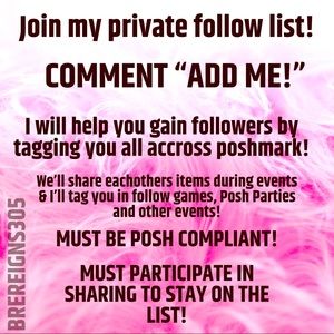 🌻Join my PRIVATE FOLLOW LIST HERE!!!🌻